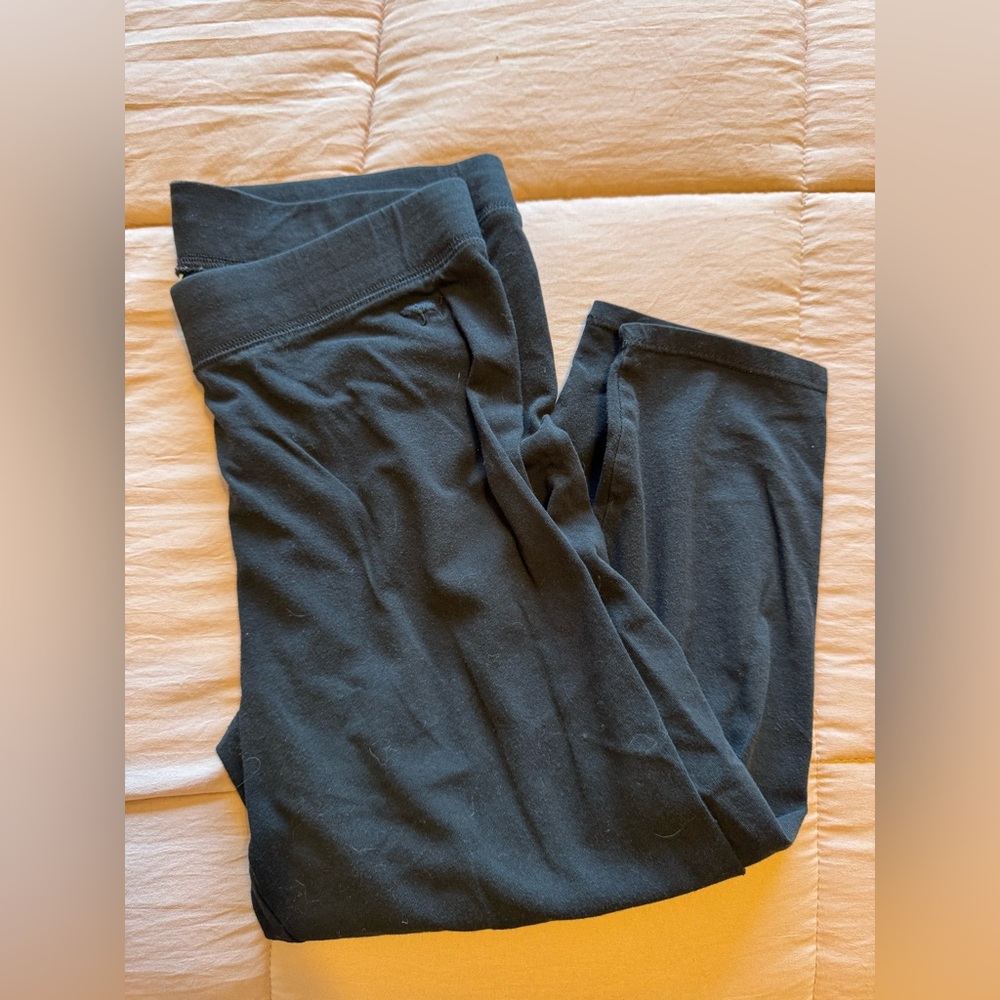 Victoria Secret Black Capri Leggings Size Medium